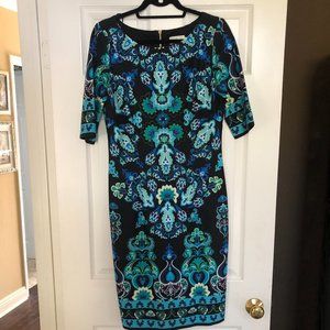 Eliza J Patterned Sheath Dress